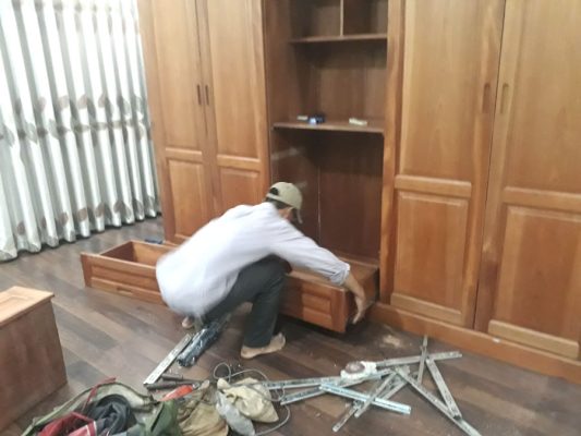 dịch vụ tháo lắp nội thất