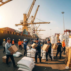 bốc vác hàng hóa